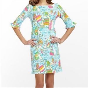 GUC Lilly Pulitzer Somerset Dress in You Gotta Regatta print - XL